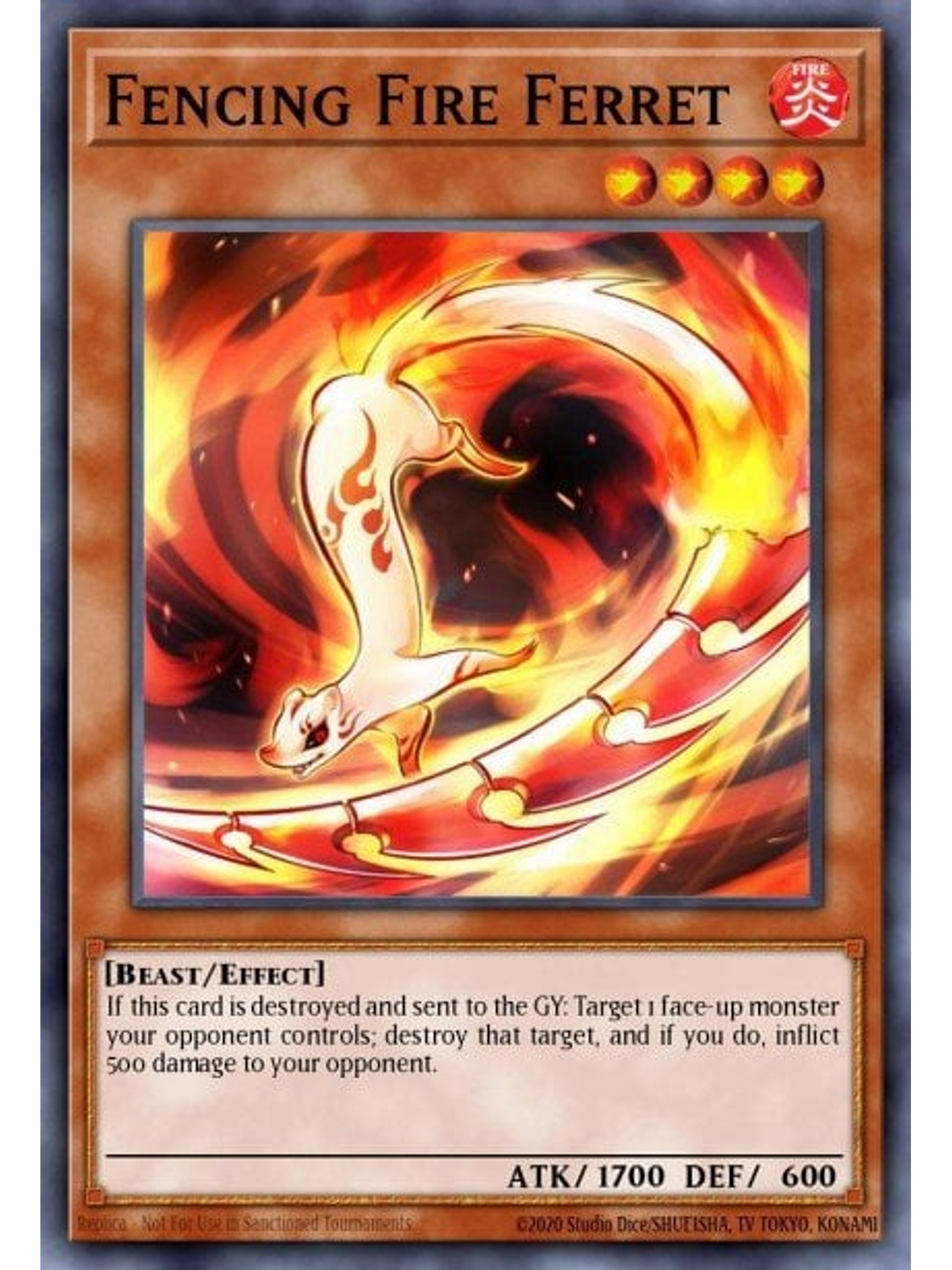 Fencing Fire Ferret - SR14-EN020 - Common 1st Edition 1