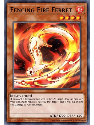 Fencing Fire Ferret - SR14-EN020 - Common 1st Edition