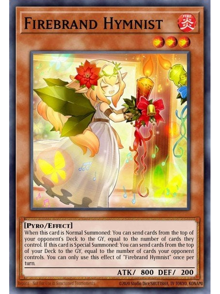 Firebrand Hymnist - SR14-EN021 - Common 1st Edition 1