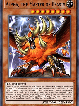 Alpha, the Master of Beasts - SR14-EN022 - Common 1st Edition