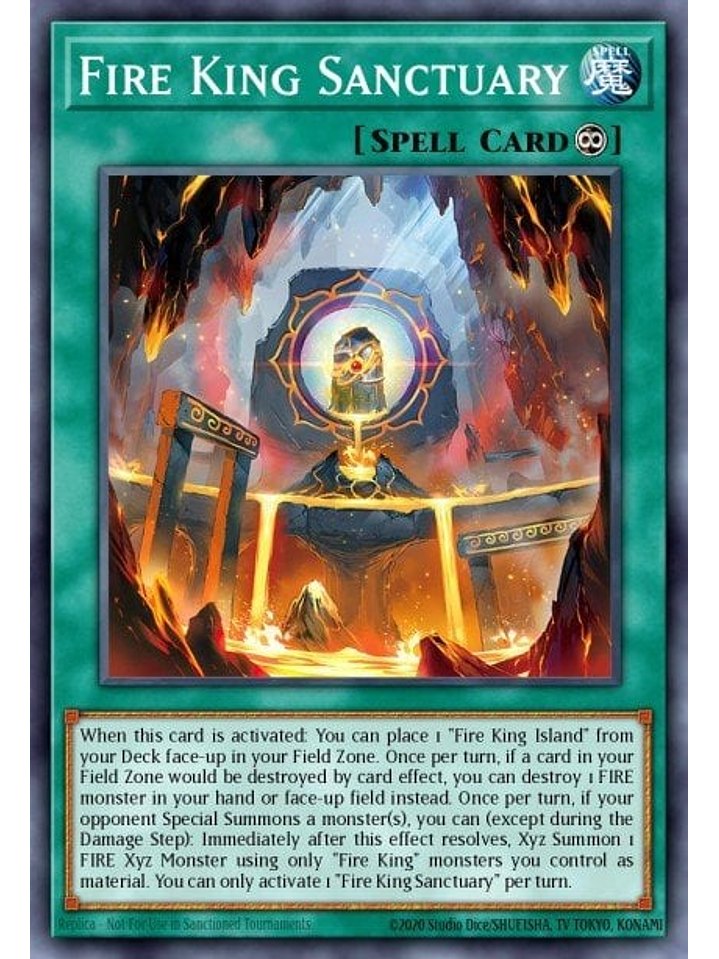 Fire King Sanctuary - SR14-EN024 - Ultra Rare 1st Edition 1