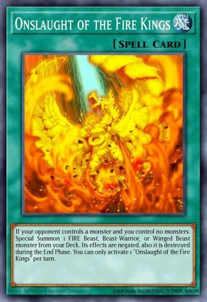 Onslaught of the Fire Kings - SR14-EN026 - Common 1st Edition