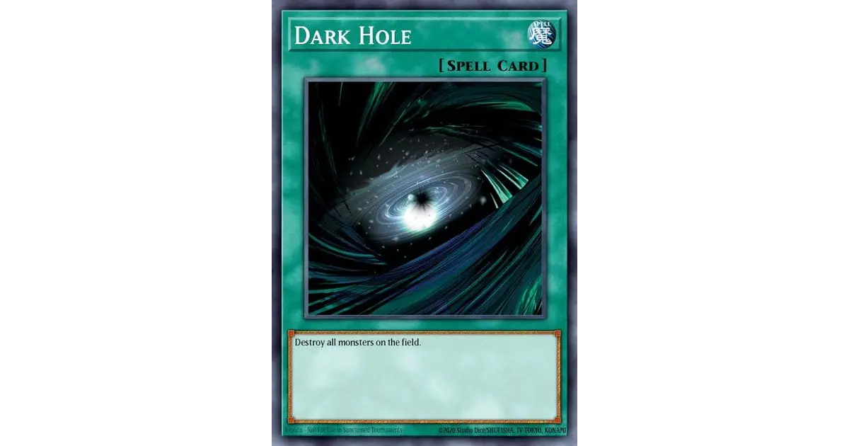 yugioh dark hole card Dark Hole
