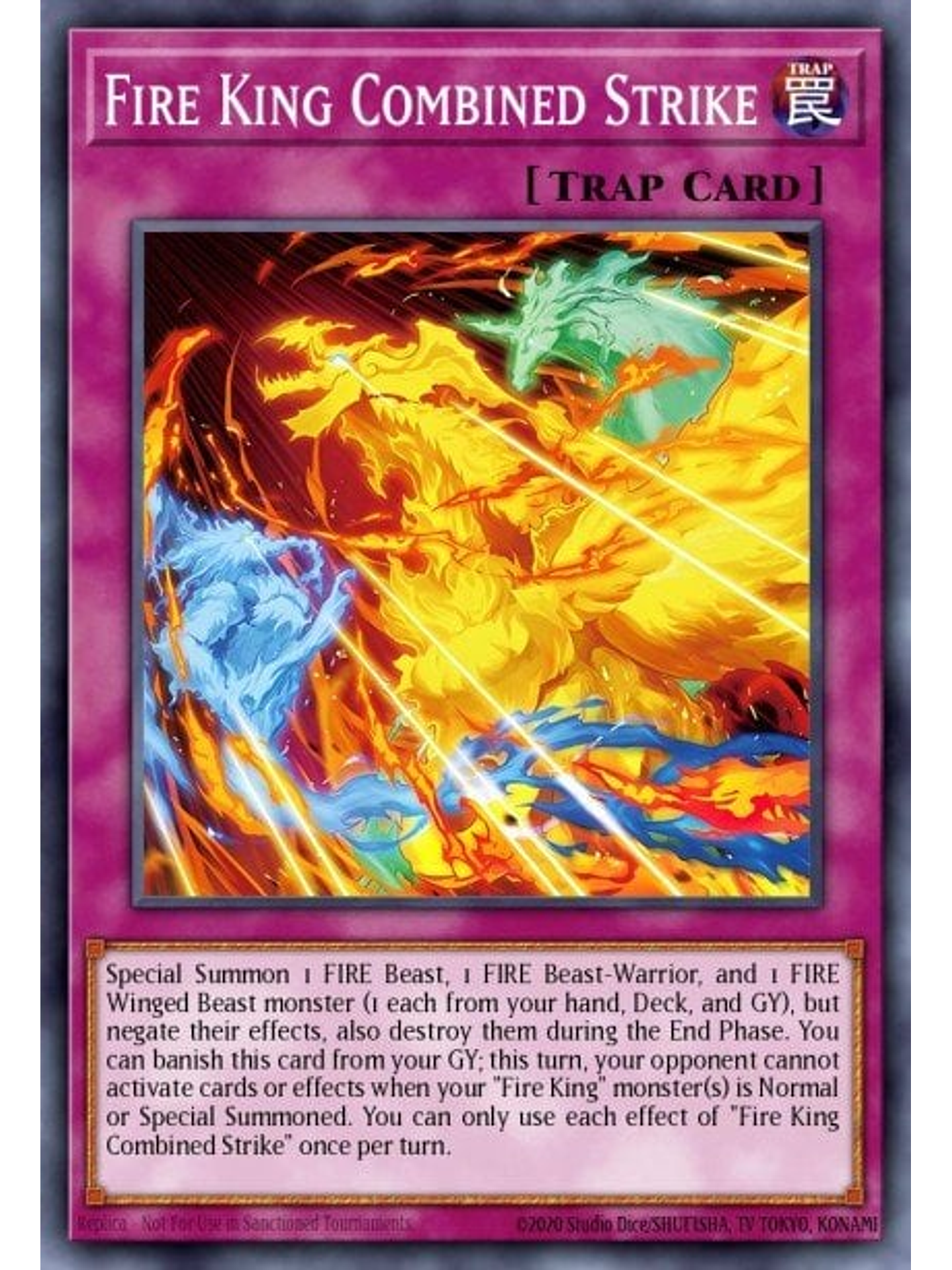 Echelon of the Fire Kings - SR14-EN033 - Super Rare 1st Edition 1