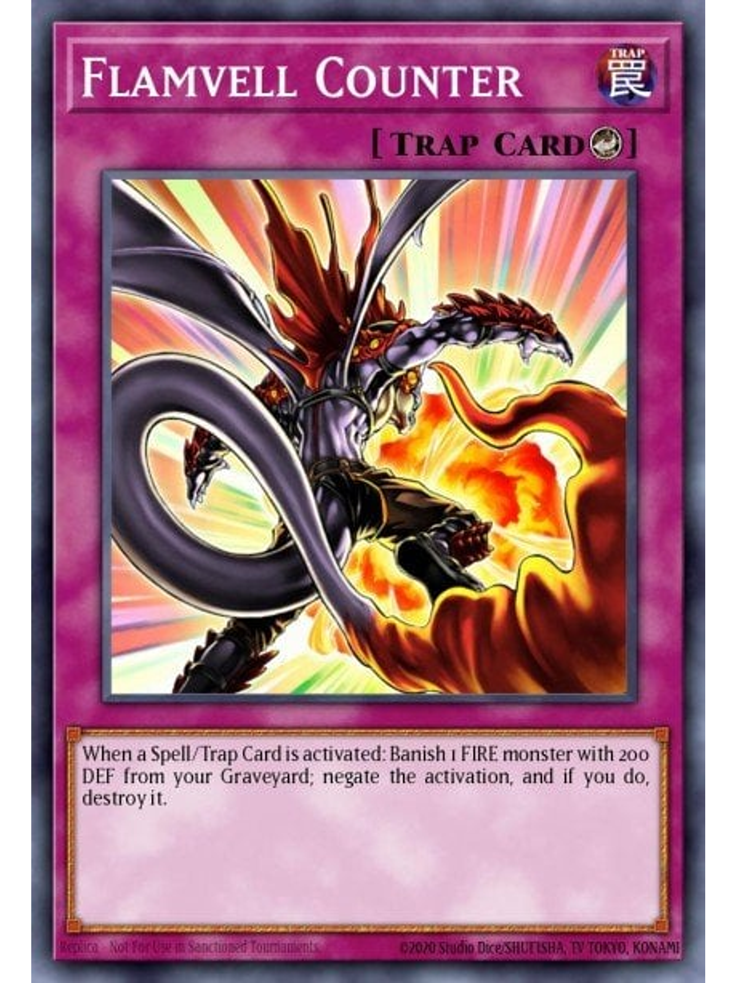 Flamvell Counter - SR14-EN034 - Common 1st Edition 1