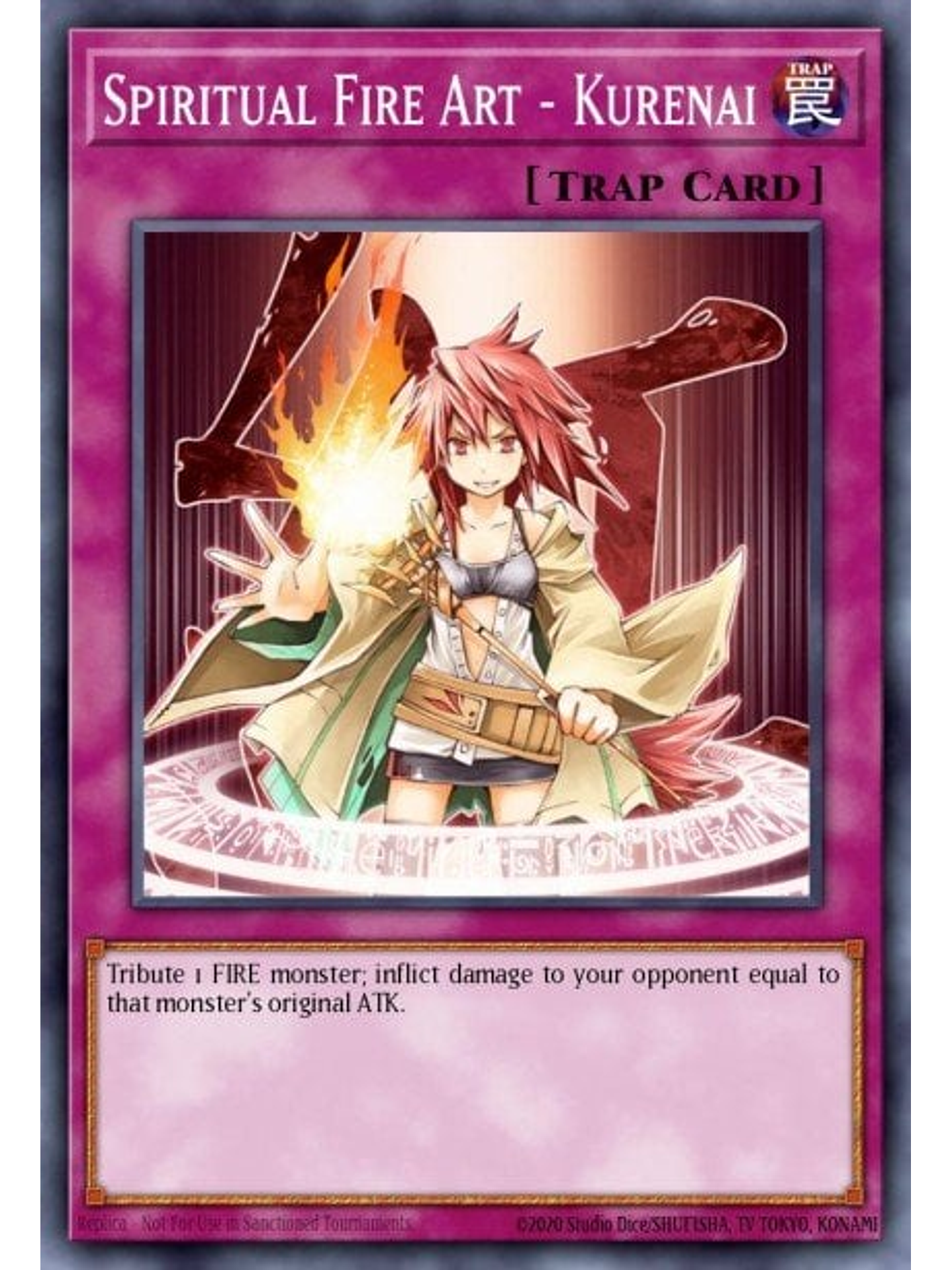 Spiritual Fire Art - Kurenai - SR14-EN035 - Common 1st Edition 1