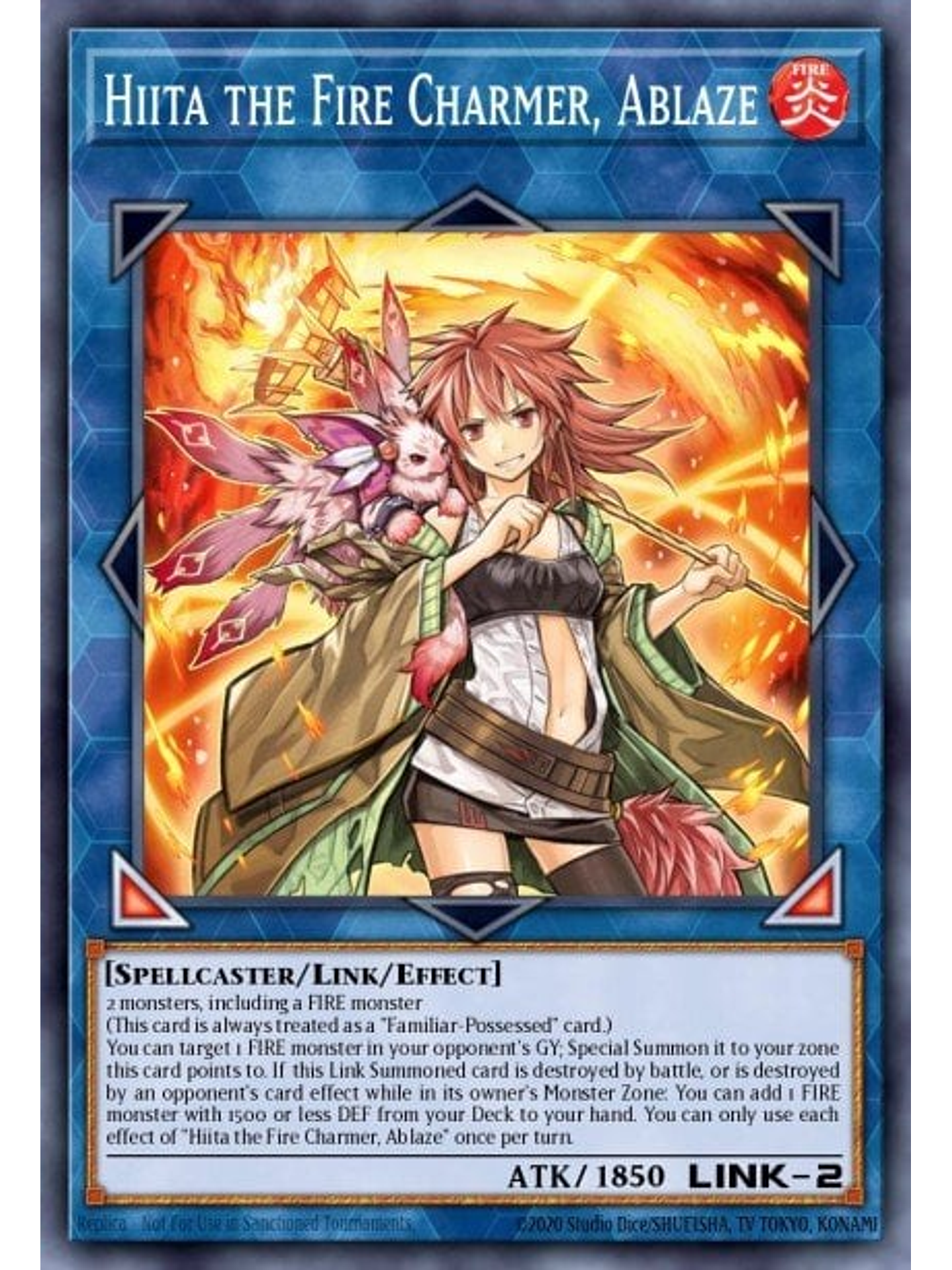 Hiita the Fire Charmer, Ablaze - SR14-EN043 - Common 1st Edition 1