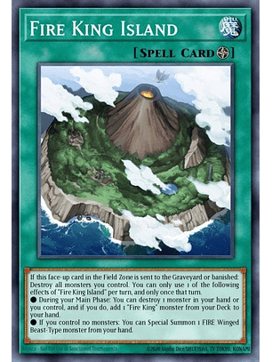 Fire King Island - SR14-EN048 - Common 1st Edition