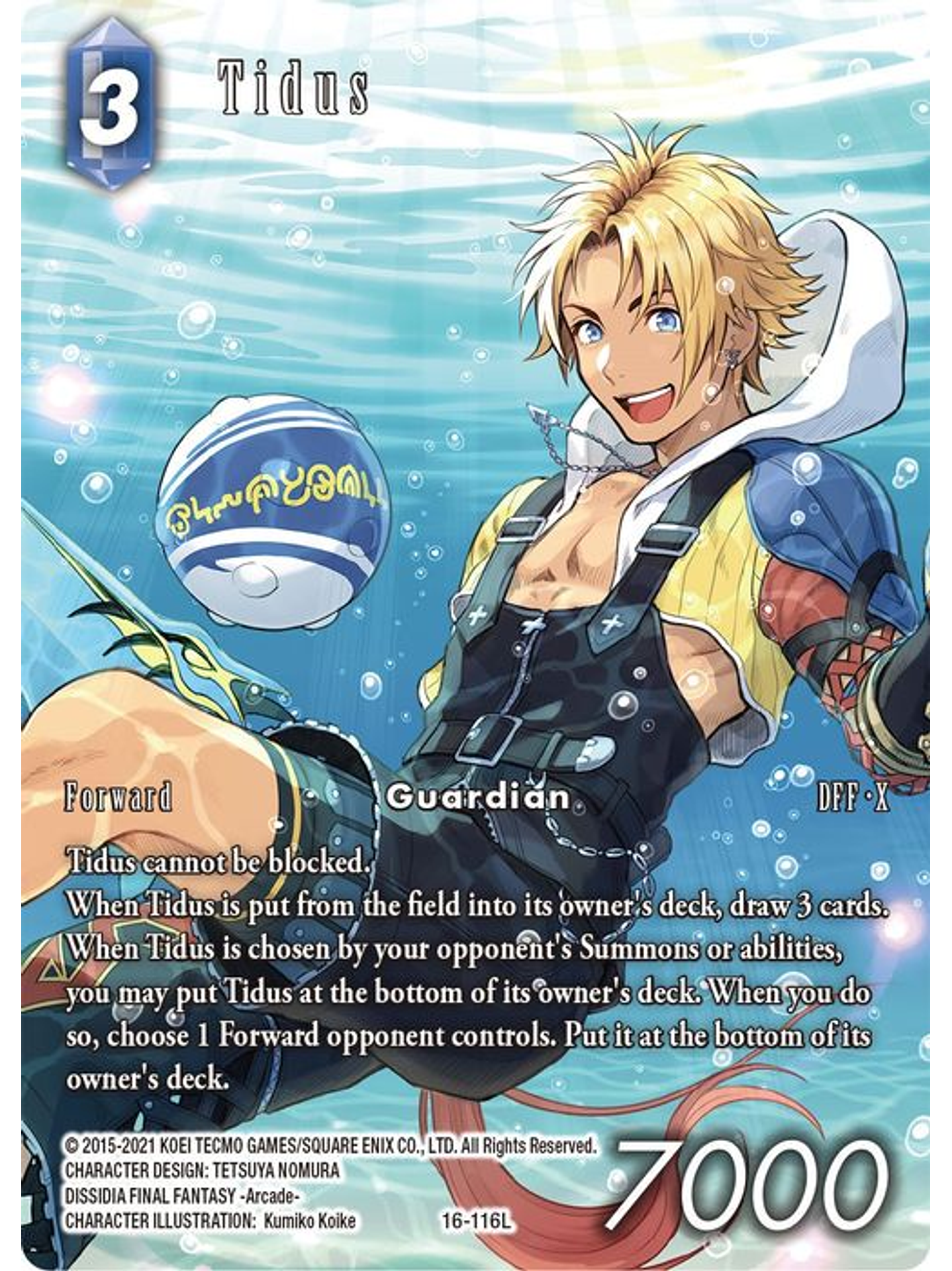 (Alternative Art) Tidus (NO FOIL) 1