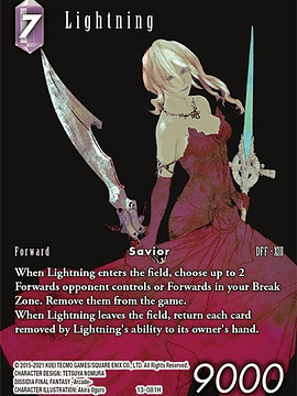 (Alternative Art) Lightning (NO FOIL)