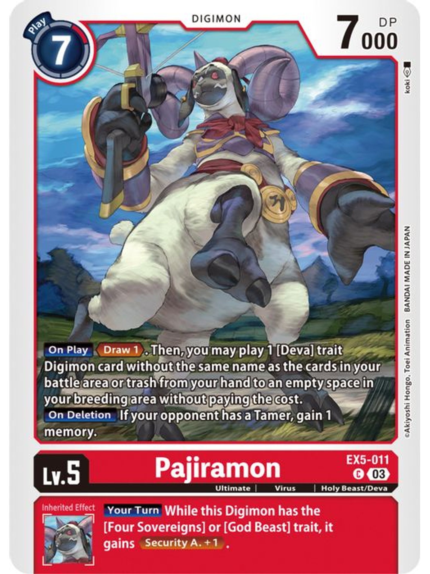 EX5-011 C Pajiramon 1