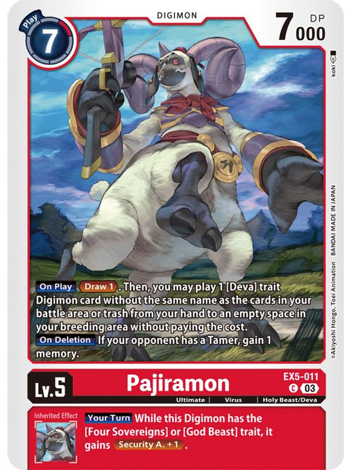 EX5-011 C Pajiramon 1