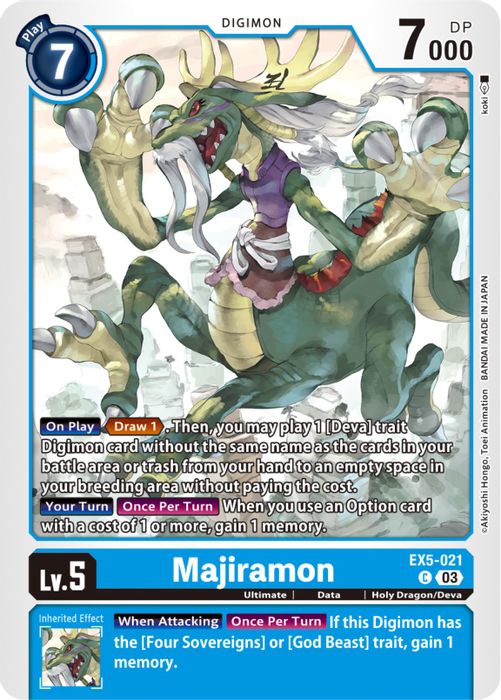 EX5-021 C Majiramon