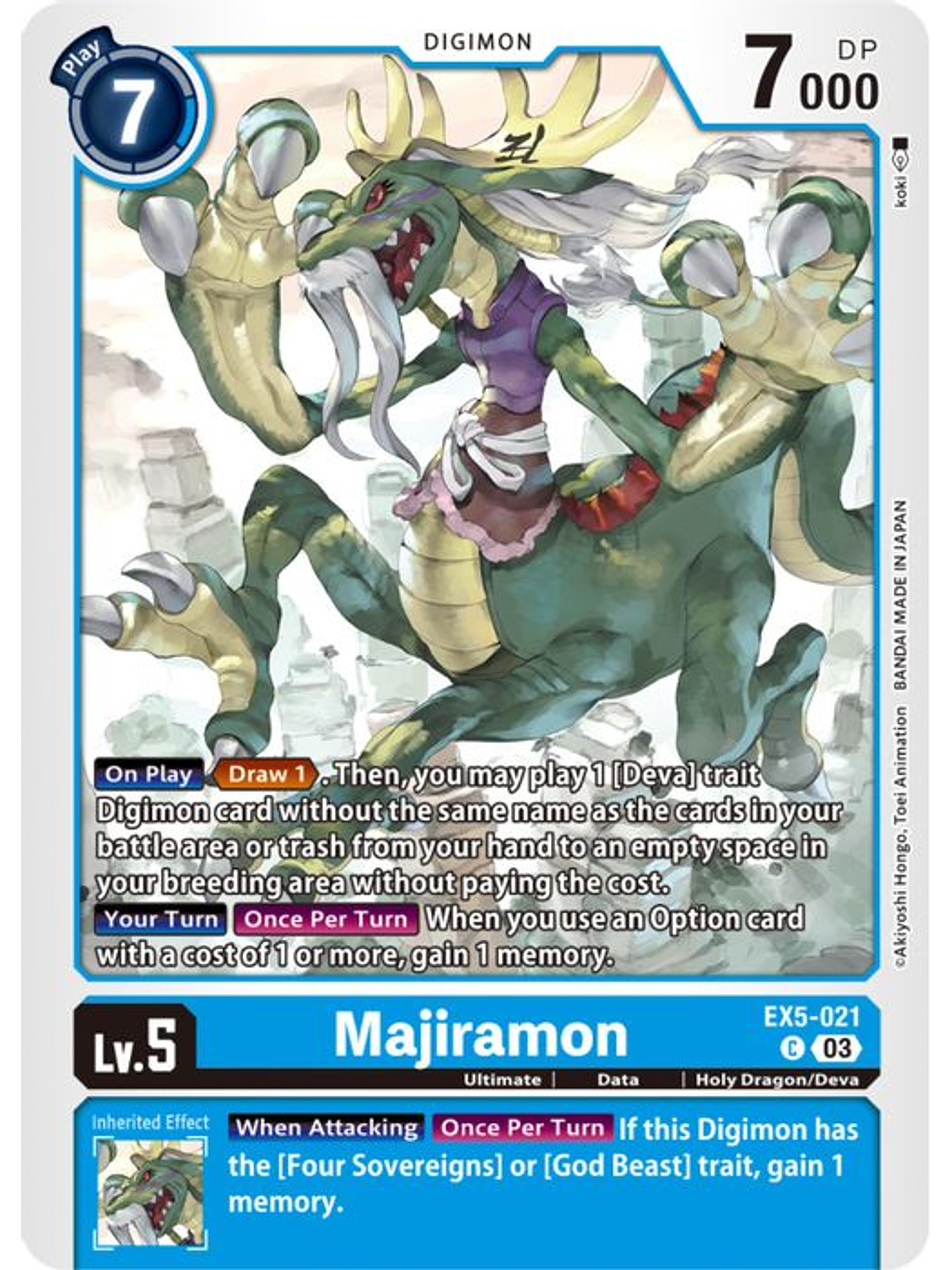 EX5-021 C Majiramon 1