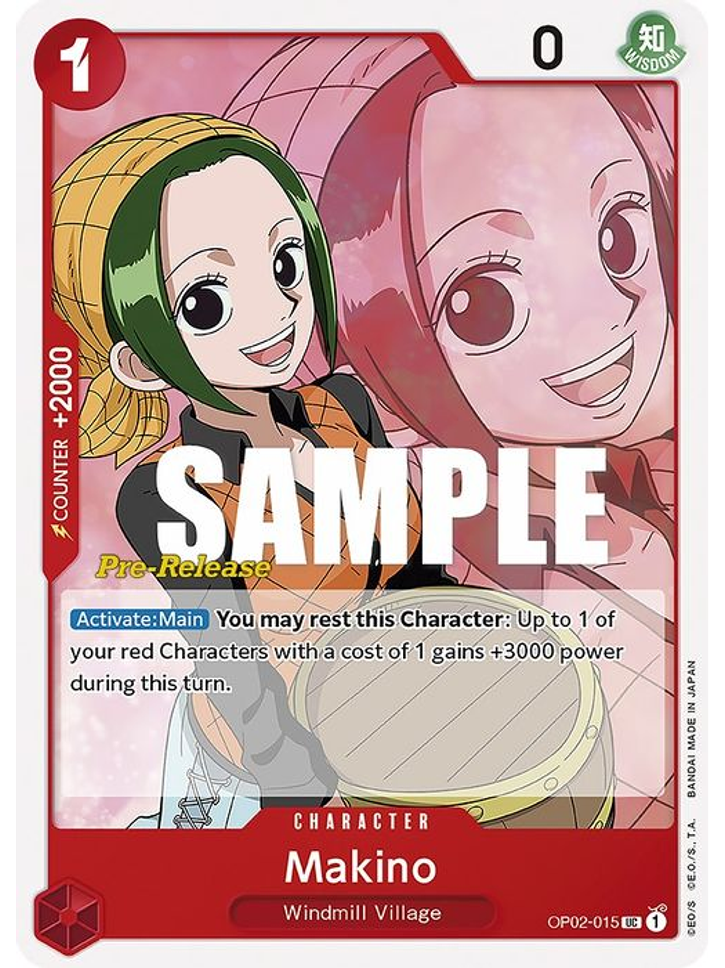 OP02-015 U Makino (PRE) 1