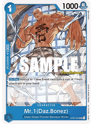 OP02-063 U Mr.1 (Daz.Bonez) (PRE)