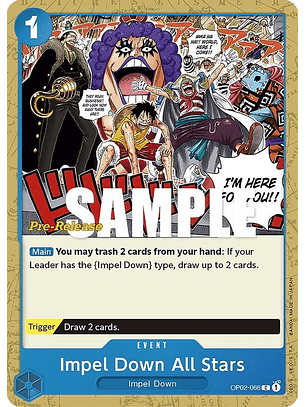 OP02-066 C Impel Down All Stars (PRE)