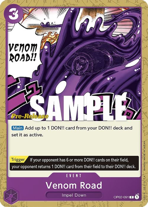 OP02-091 C Venom Road (PRE)