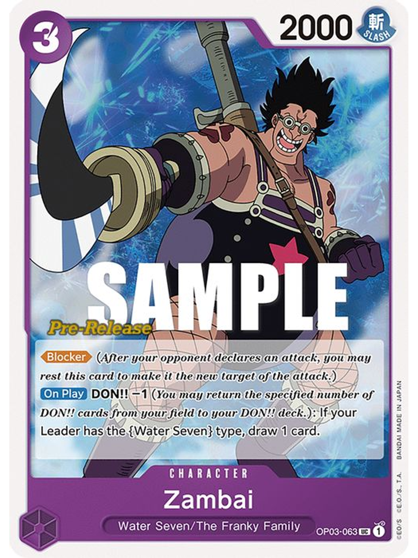 OP03-063 U Zambai (PRE) 1