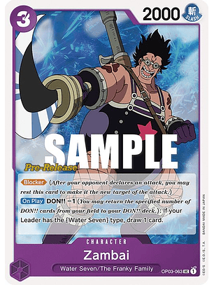 OP03-063 U Zambai (PRE)