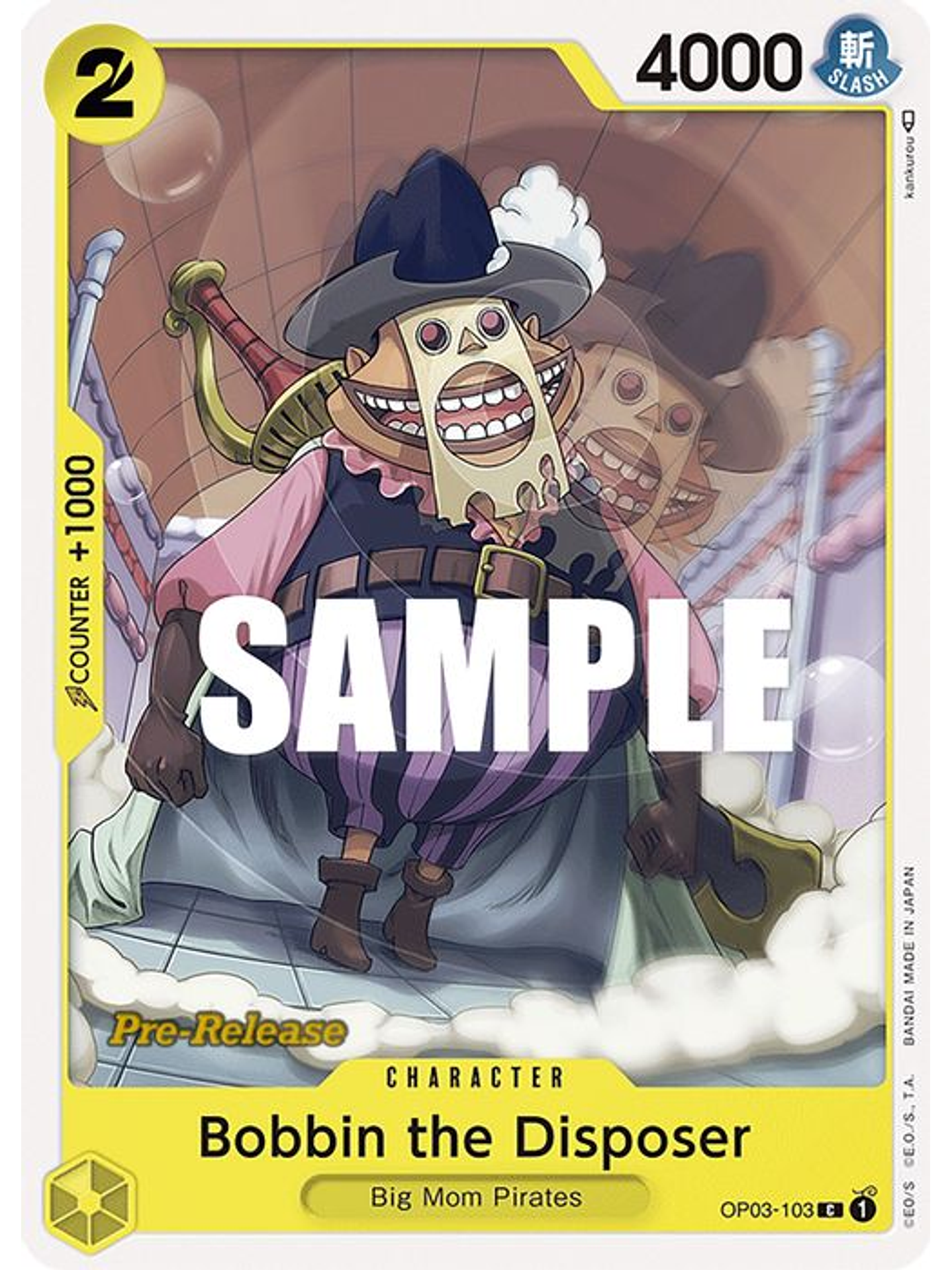 OP03-103 C Bobbin the Disposer (PRE) 1