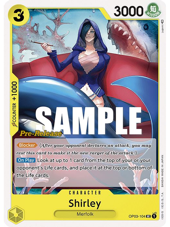 OP03-104 U Shirley (PRE) 1