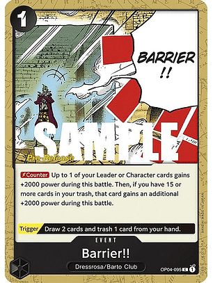 OP04-095 U Barrier!! (PRE)