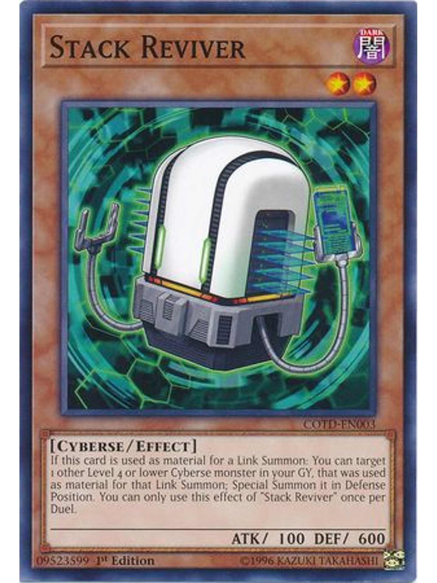 Stack Reviver - COTD-EN003 - Common 1st Edition 1