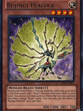Bujingi Peacock - LVAL-EN027 - Rare Unlimited