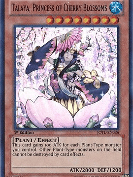 Talaya, Princess of Cherry Blossoms - JOTL-EN036 - Super Rare 1st Edition