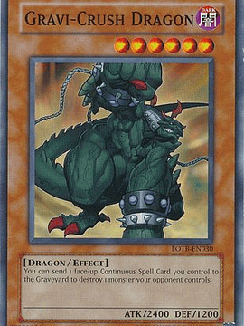Gravi-Crush Dragon - FOTB-EN030 - Common Unlimited
