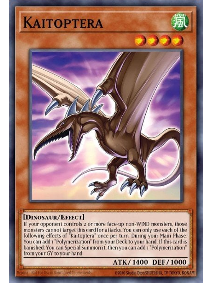 Kaitoptera - MZMI-EN012 - Super Rare 1st Edition 1