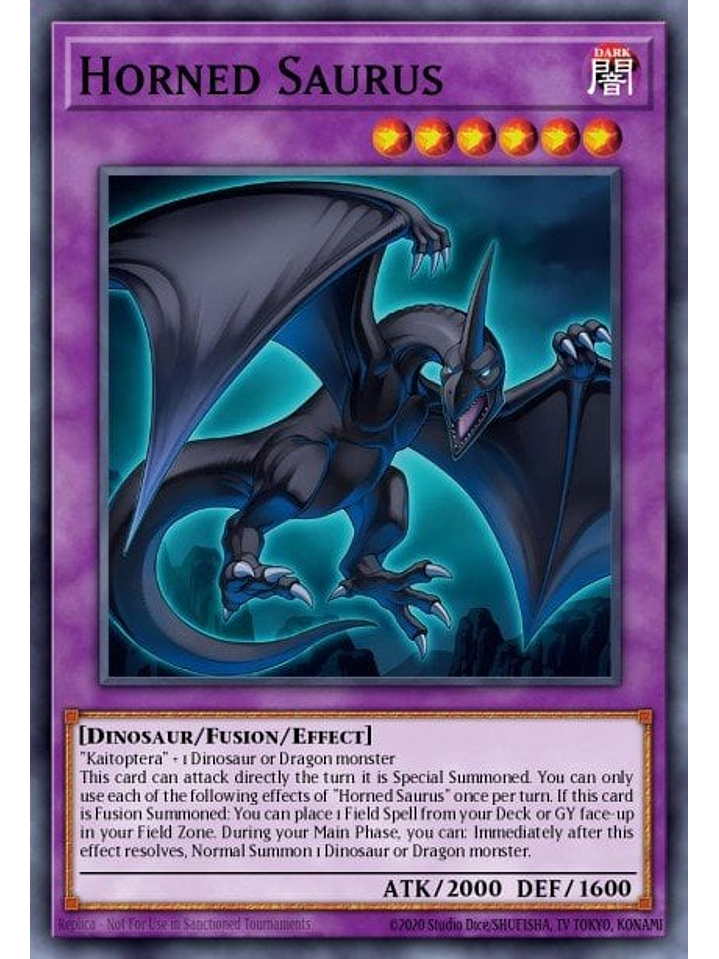 Horned Saurus - MZMI-EN013 - Rare 1st Edition 1