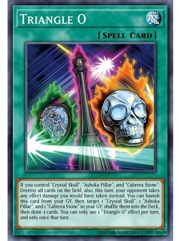 Triangle O - MZMI-EN020 - Rare 1st Edition 1