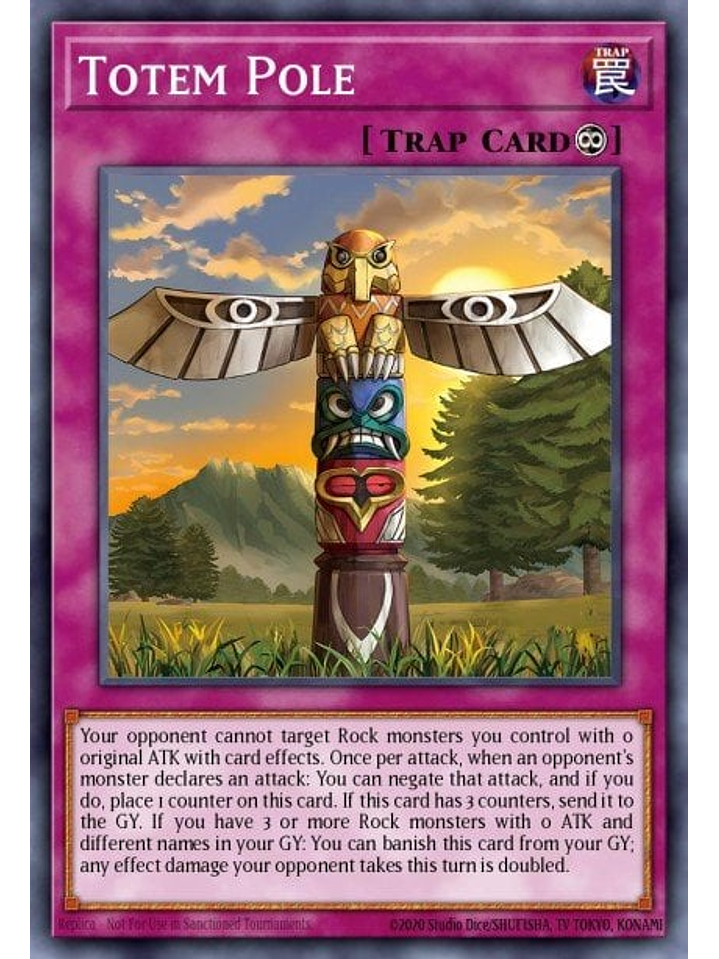 Totem Pole - MZMI-EN021 - Rare 1st Edition 1