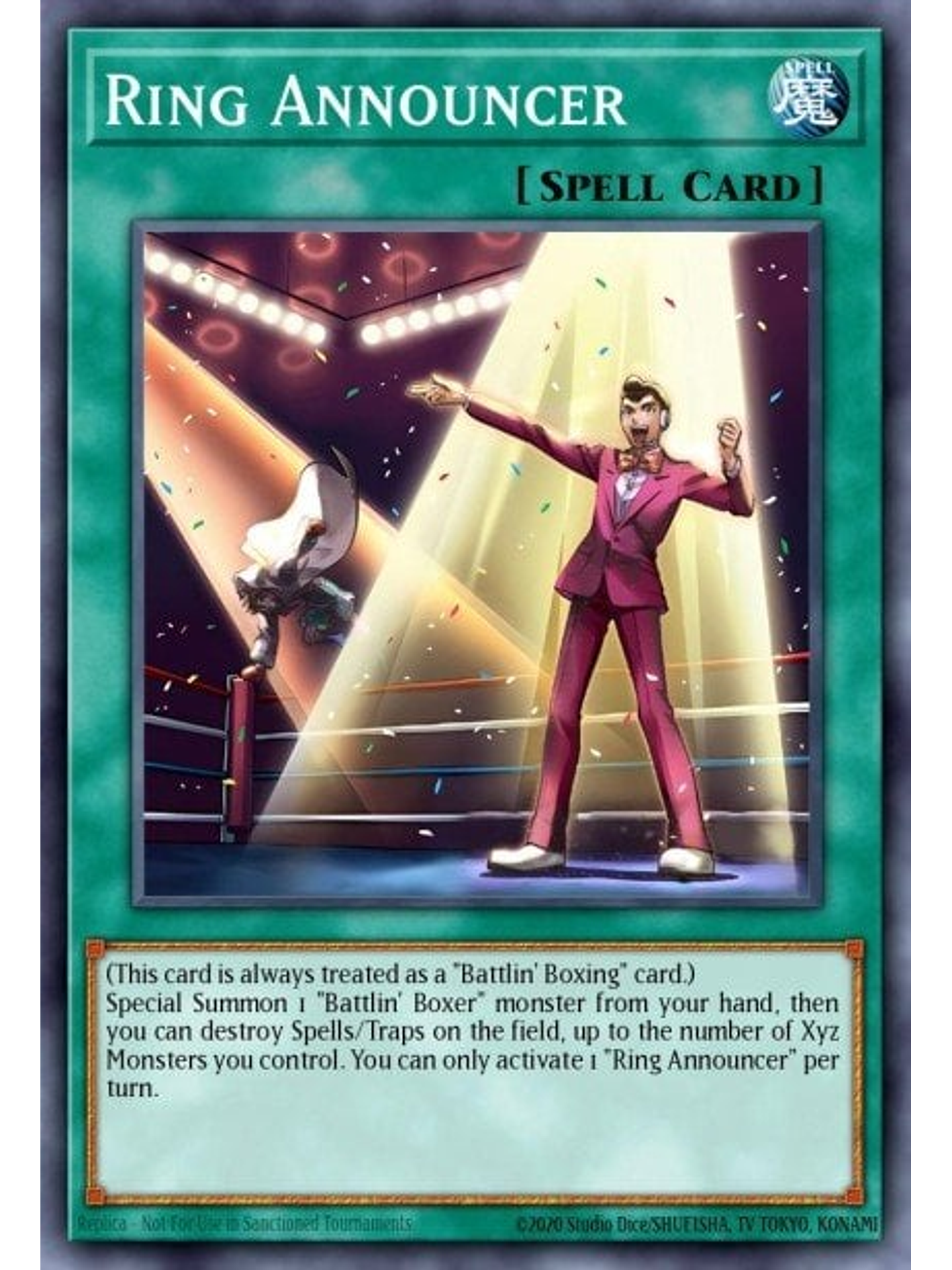 Ring Announcer - MZMI-EN026 - Rare 1st Edition 1