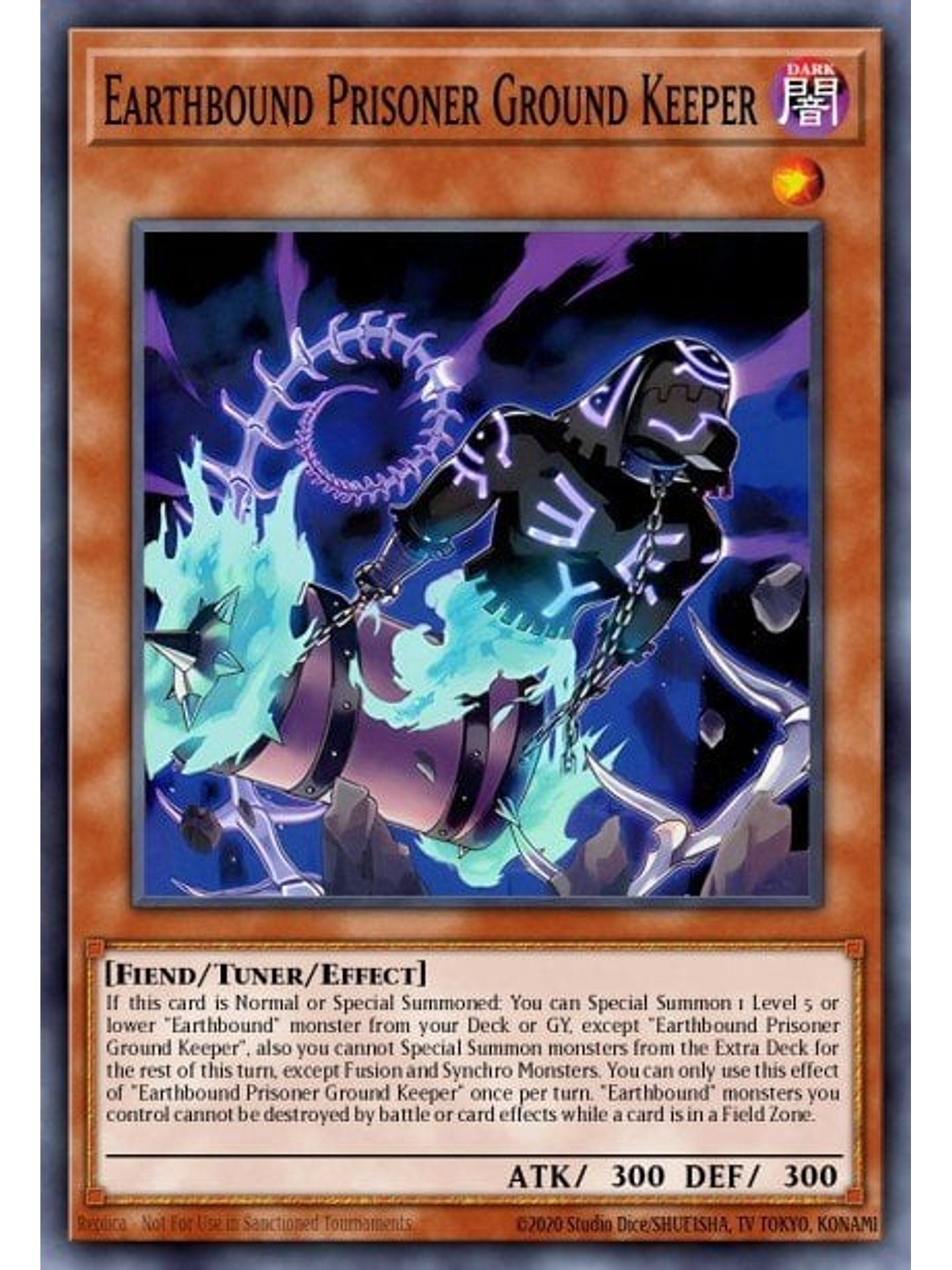 Earthbound Prisoner Ground Keeper - MZMI-EN027 - Rare 1st Edition 1