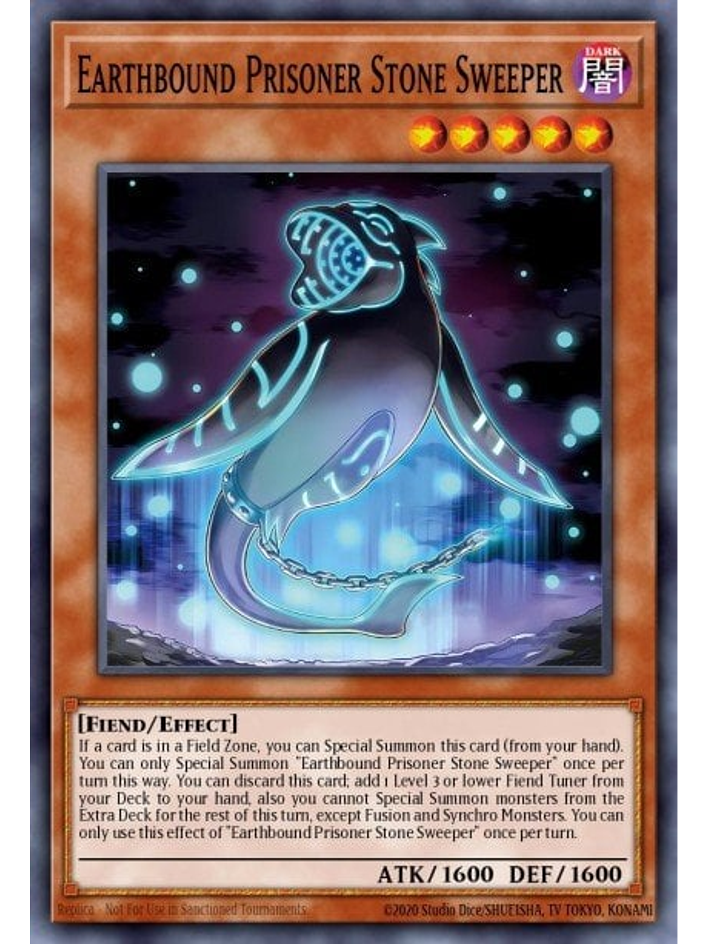 Earthbound Prisoner Stone Sweeper - MZMI-EN028 - Super Rare 1st Edition 1