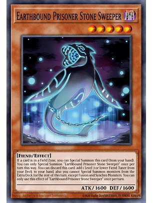 Earthbound Prisoner Stone Sweeper - MZMI-EN028 - Super Rare 1st Edition