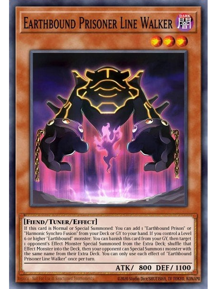 Earthbound Prisoner Line Walker - MZMI-EN029 - Rare 1st Edition 1