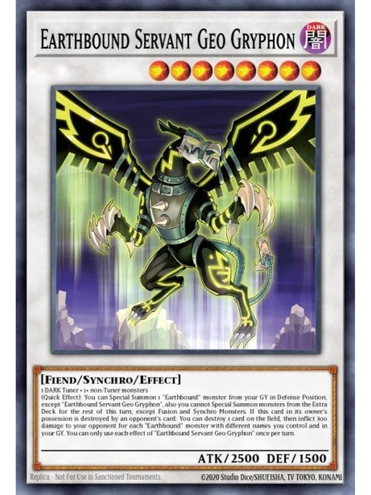 Earthbound Servant Geo Gryphon - MZMI-EN033 - Super Rare 1st Edition 1