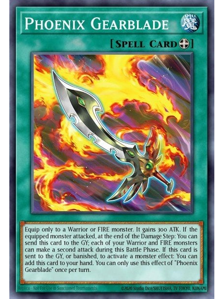 Phoenix Gearblade - MZMI-EN036 - Super Rare 1st Edition 1
