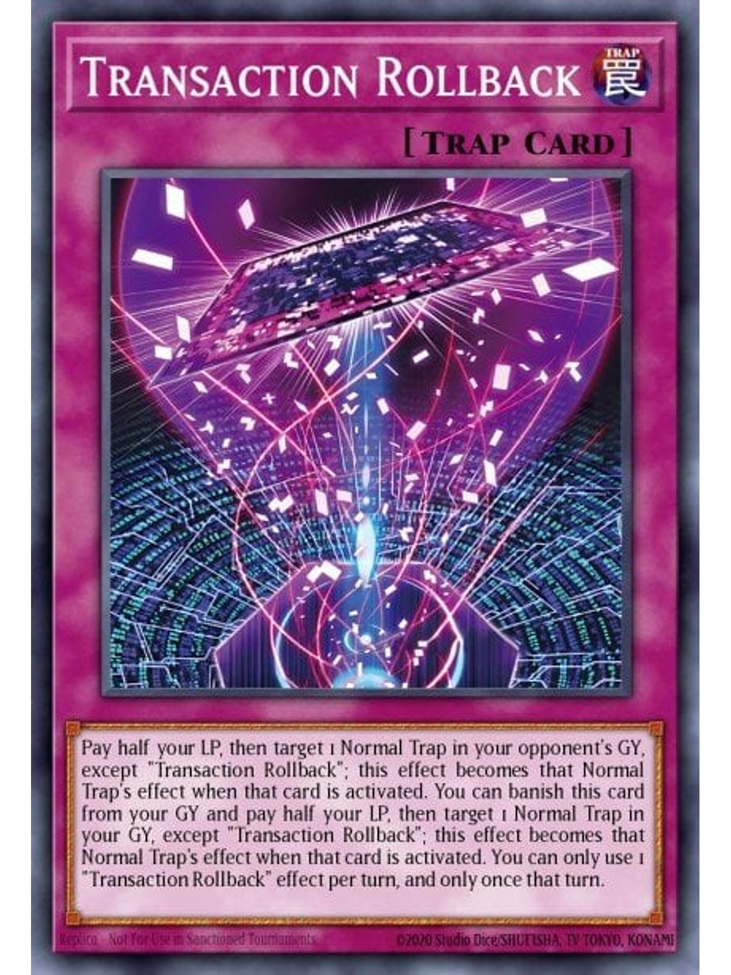 Transaction Rollback - MZMI-EN038 - Collector's Rare 1st Edition 1