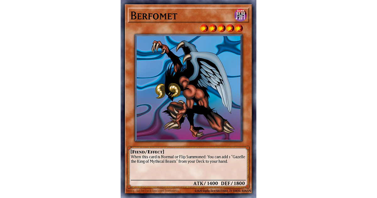 Berfomet - MZMI-EN042 - Rare 1st Edition