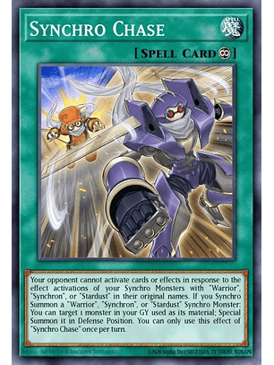 Synchro Chase - MZMI-EN047 - Rare 1st Edition
