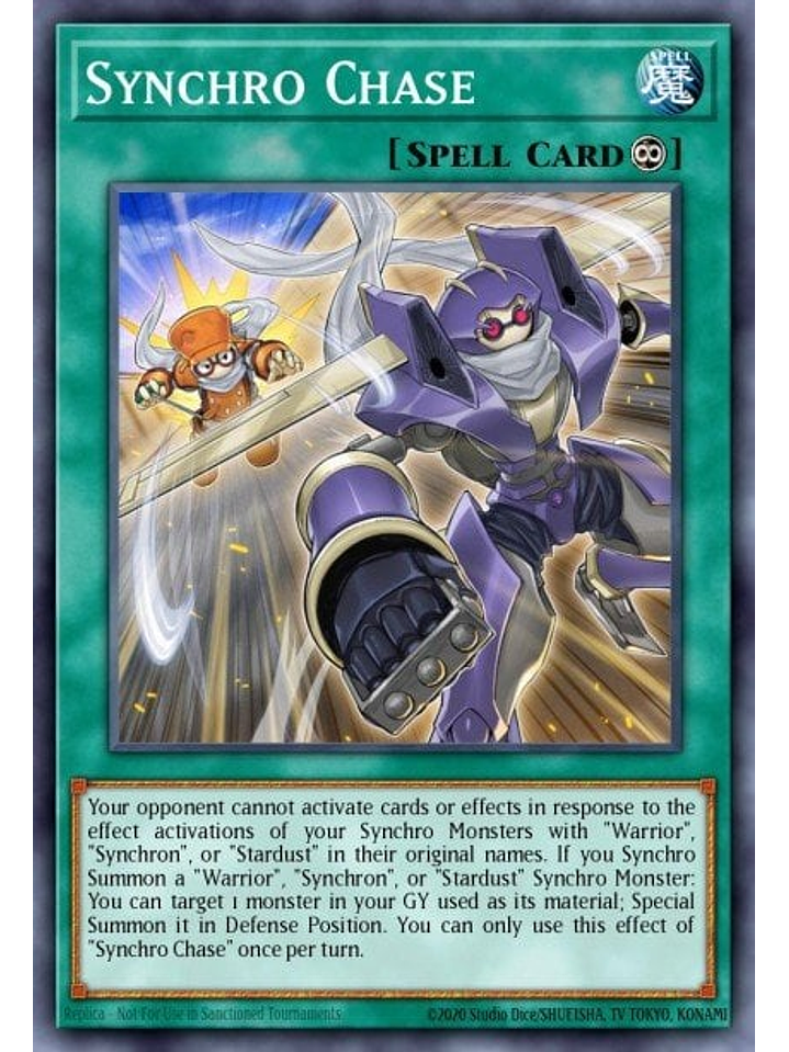 Synchro Chase - MZMI-EN047 - Rare 1st Edition 1