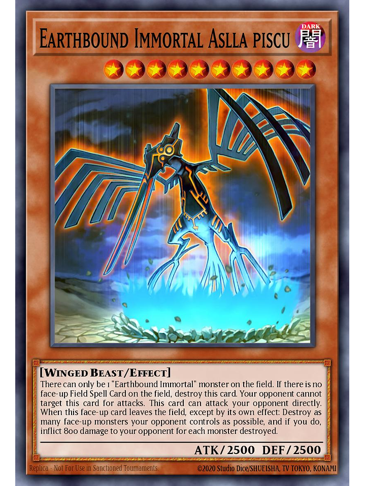 Earthbound Immortal Aslla Piscu - MZMI-EN048 - Rare 1st Edition 1