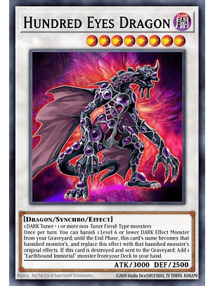 Hundred Eyes Dragon - MZMI-EN051 - Rare 1st Edition