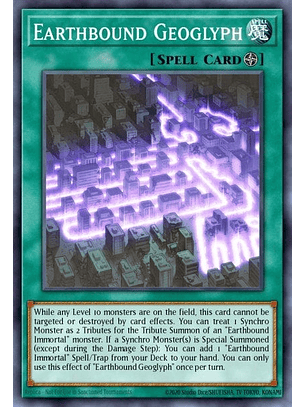 Earthbound Geoglyph - MZMI-EN052 - Rare 1st Edition