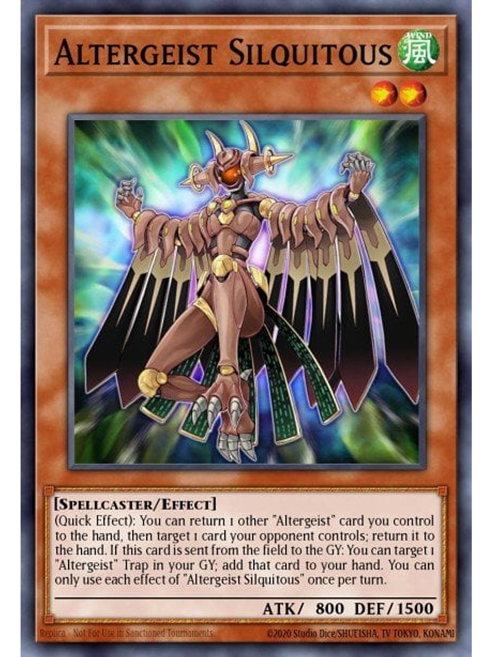 Altergeist Silquitous - MZMI-EN063 - Rare 1st Edition 1